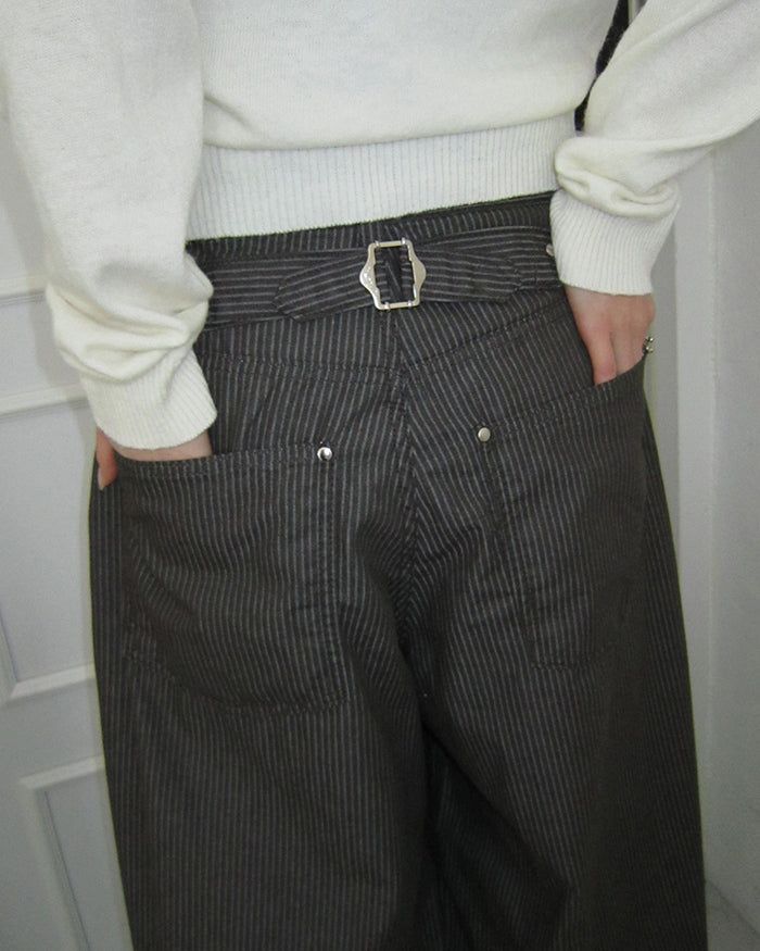 Boren Stripe Bijou Balloon Pants
