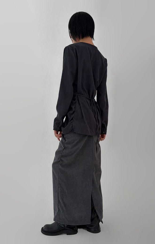 SHIRRING STRAP BLOUSE