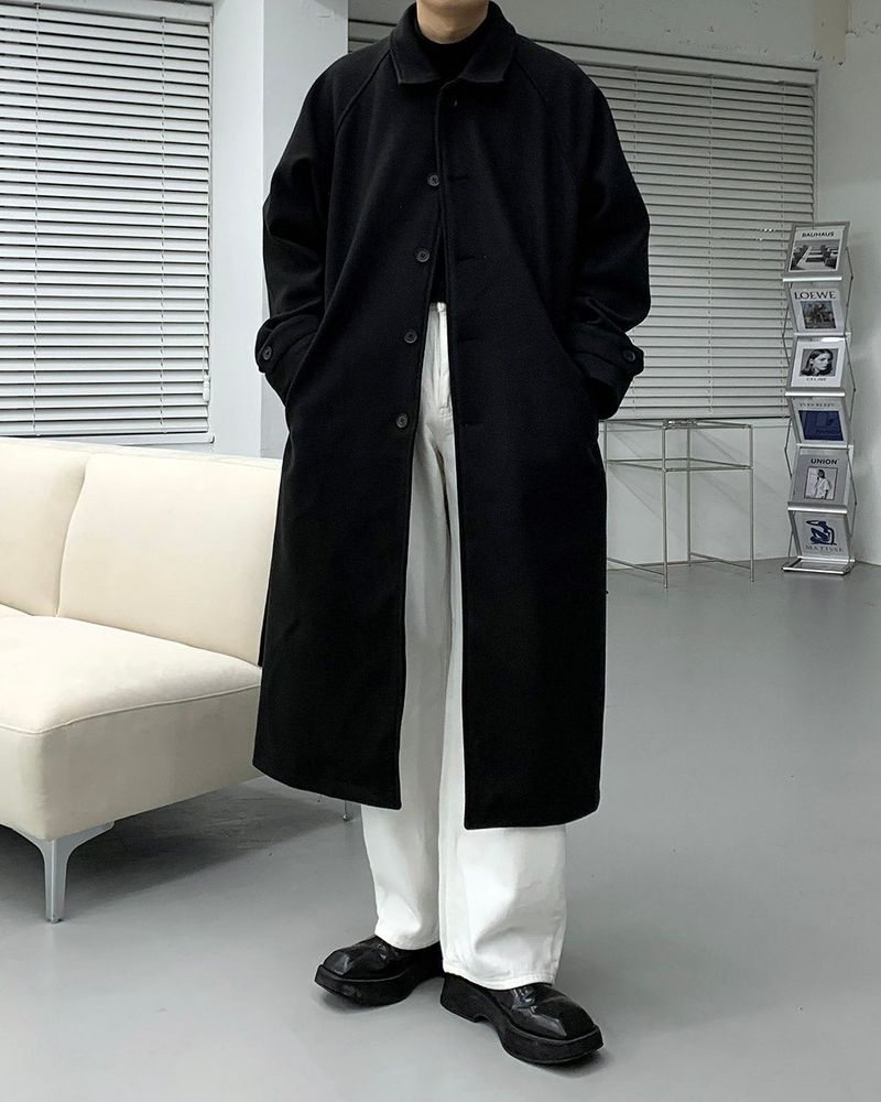 SI wool belted mac coat (3 colors)