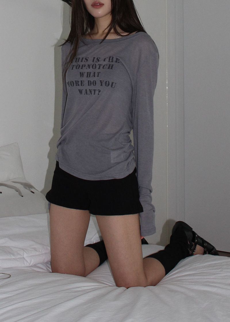 WANT LONG SLEEVE TEE