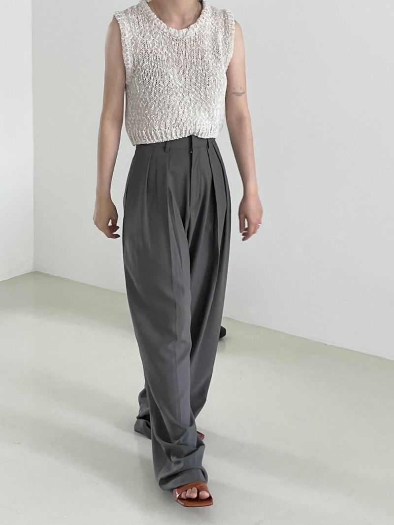 Berlin tension semi-wide slacks