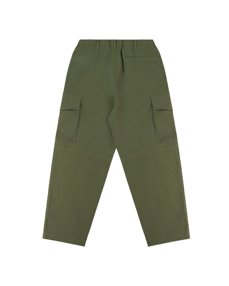 Patched Logo Cargo Pants - Green