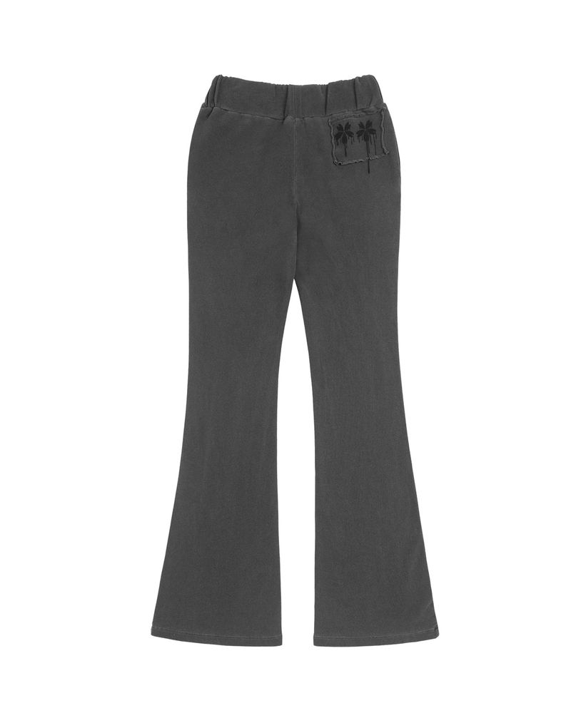 Patch Slim Lounge Pants _ Dark Grey