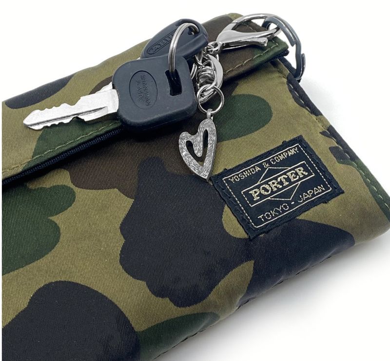 keyring "OSL" textured ver.  {MADE}
