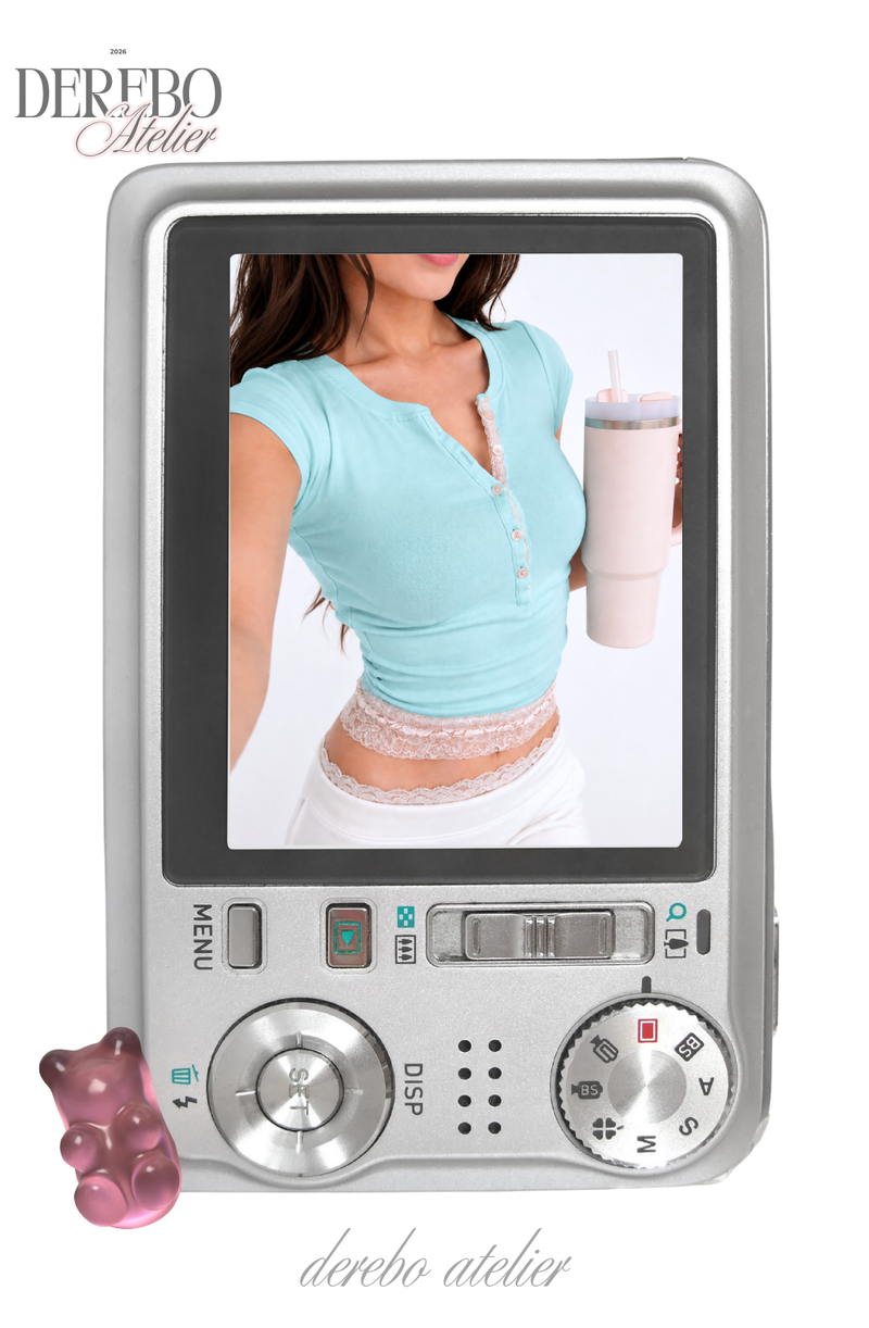 Mint Berry Pink Lace Short Sleeve T-shirt