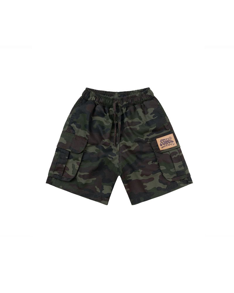 DirtyCoins(ダーティーコインズ)の「Patched Camo Cargo Shorts(Pants)」
