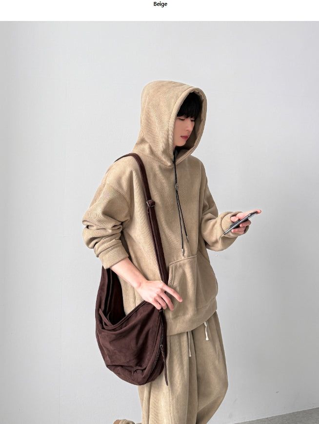 Milton Corduroy Hood Set Up