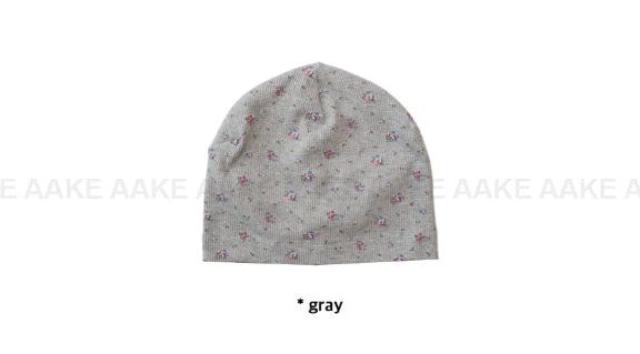FLOWER WAFFLE BEANIE