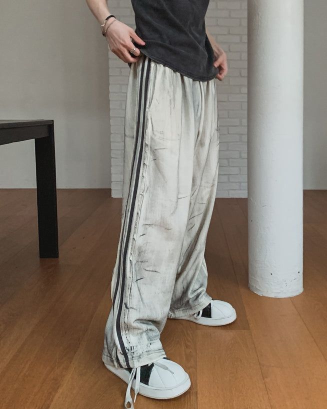 2PLAN（ツープラン）の「Smudge Painting Track Pants（Pants）」