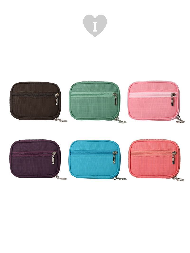 happy color card wallet 6 colors