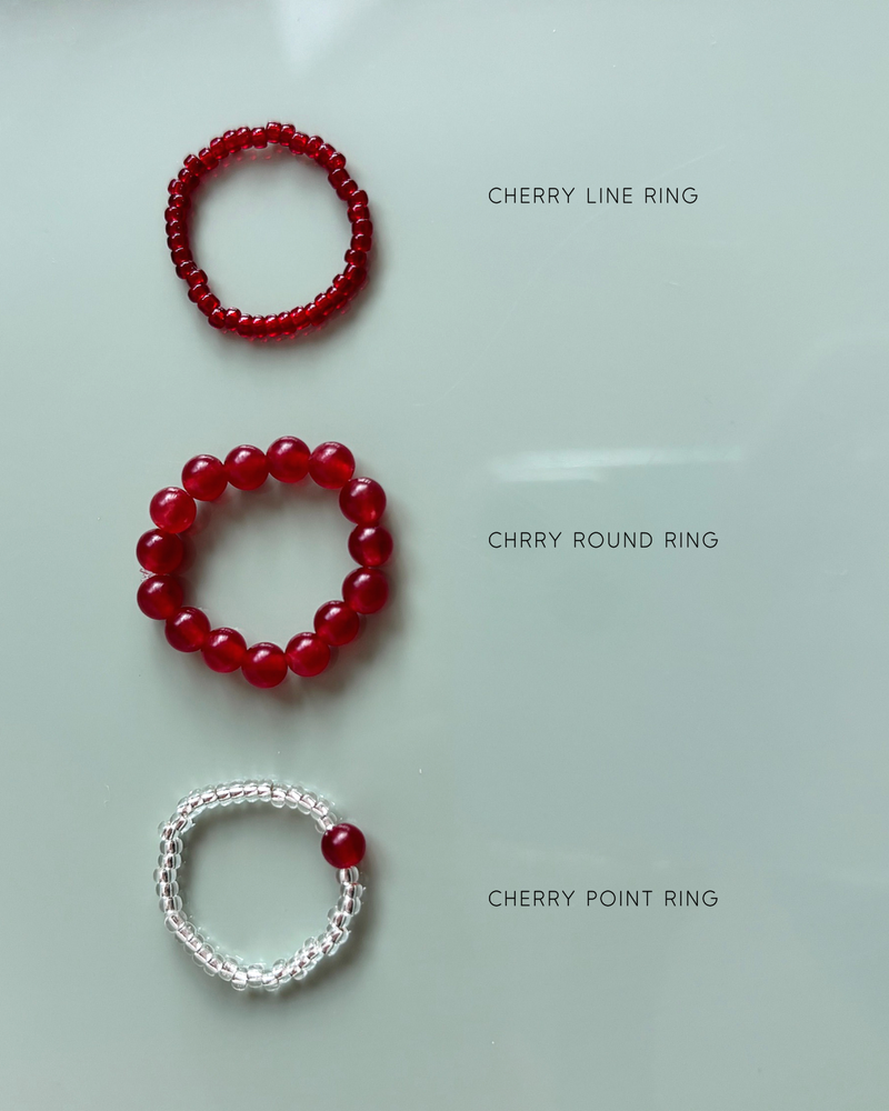 Cherry Ring Set (3 piece)
