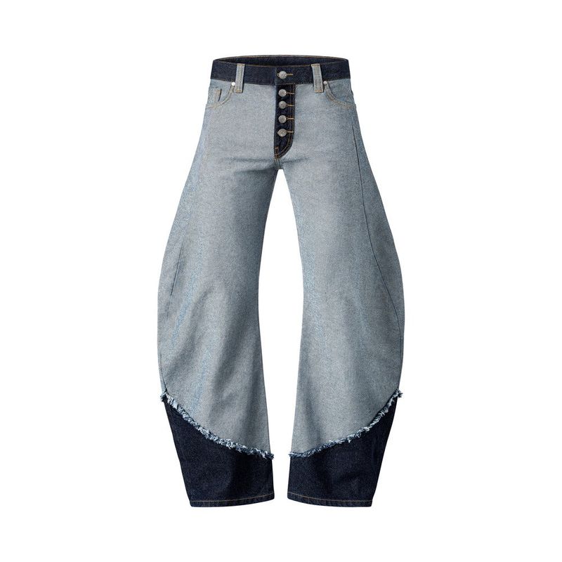Aesir Studios（アースィア・スタジオ）の「MEN -  VYROX - Raw curve jeans（Pants）」