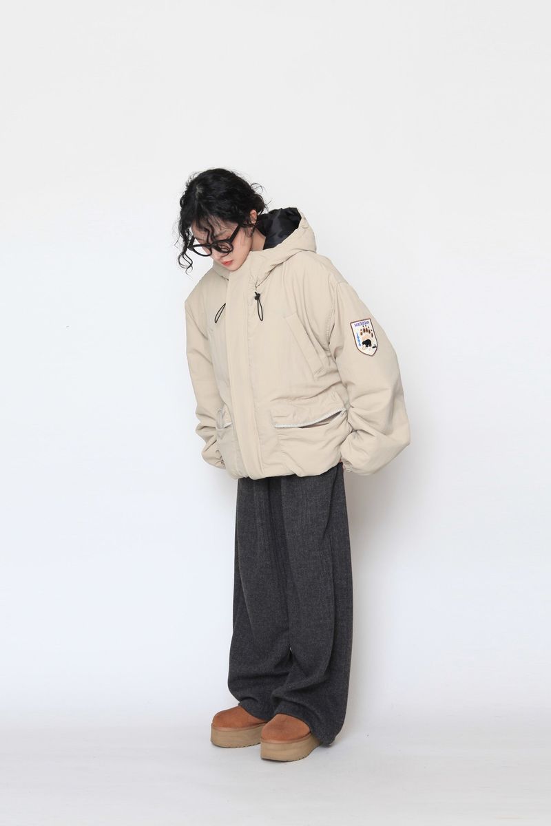 Mountain Patch Hooded Padding
