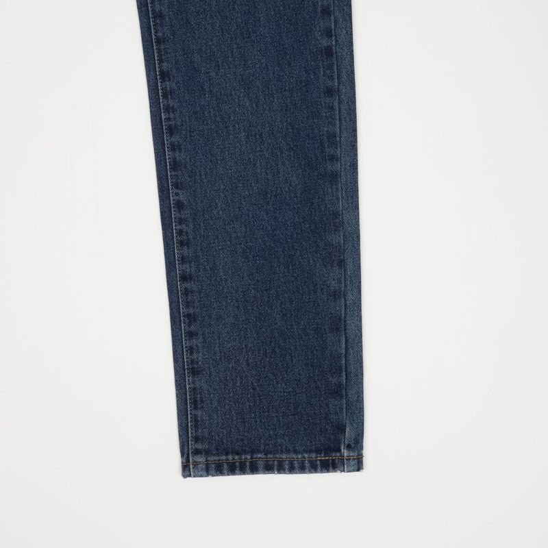 STRAIGHT FIT SNAP POCKET DENIM PANTS [6888]