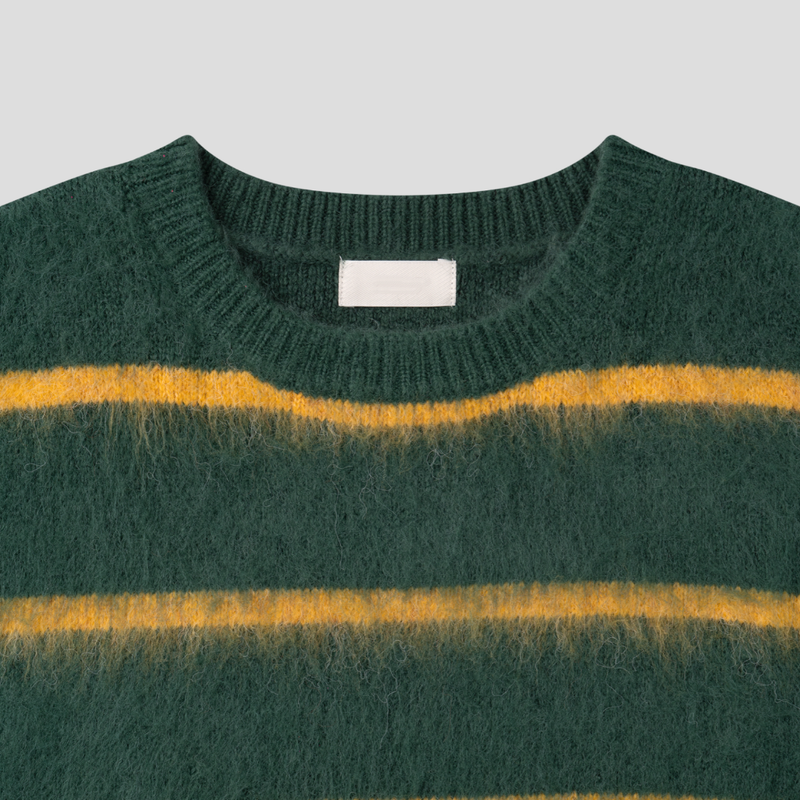 SCOPE STRIPE MOHAIR KNIT