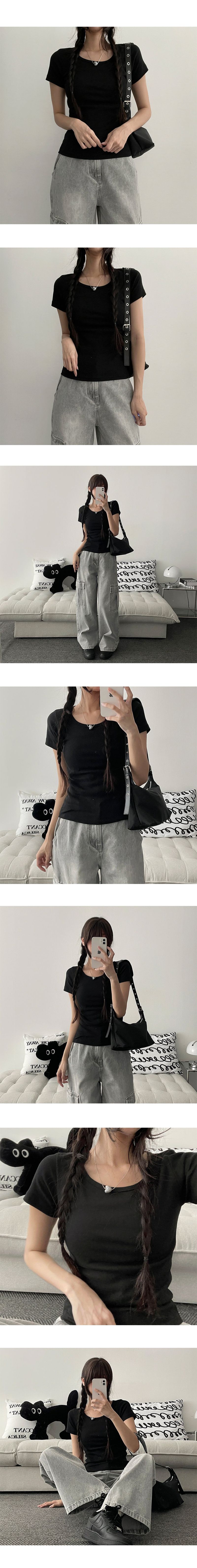Weekly Slim Fit Basic Short Sleeve Tee