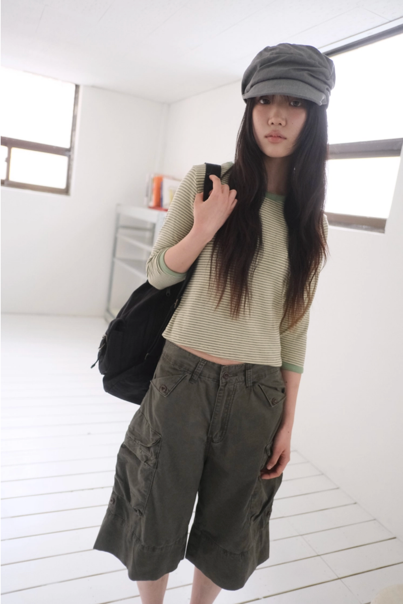 callhag（コールハグ）の「camp stripe T (3c)（Tops）」