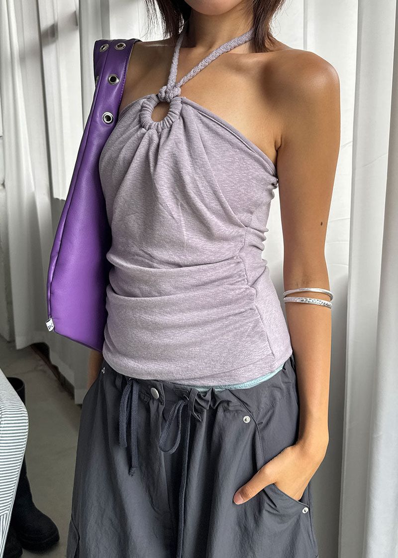 ROPE HALTER TOP