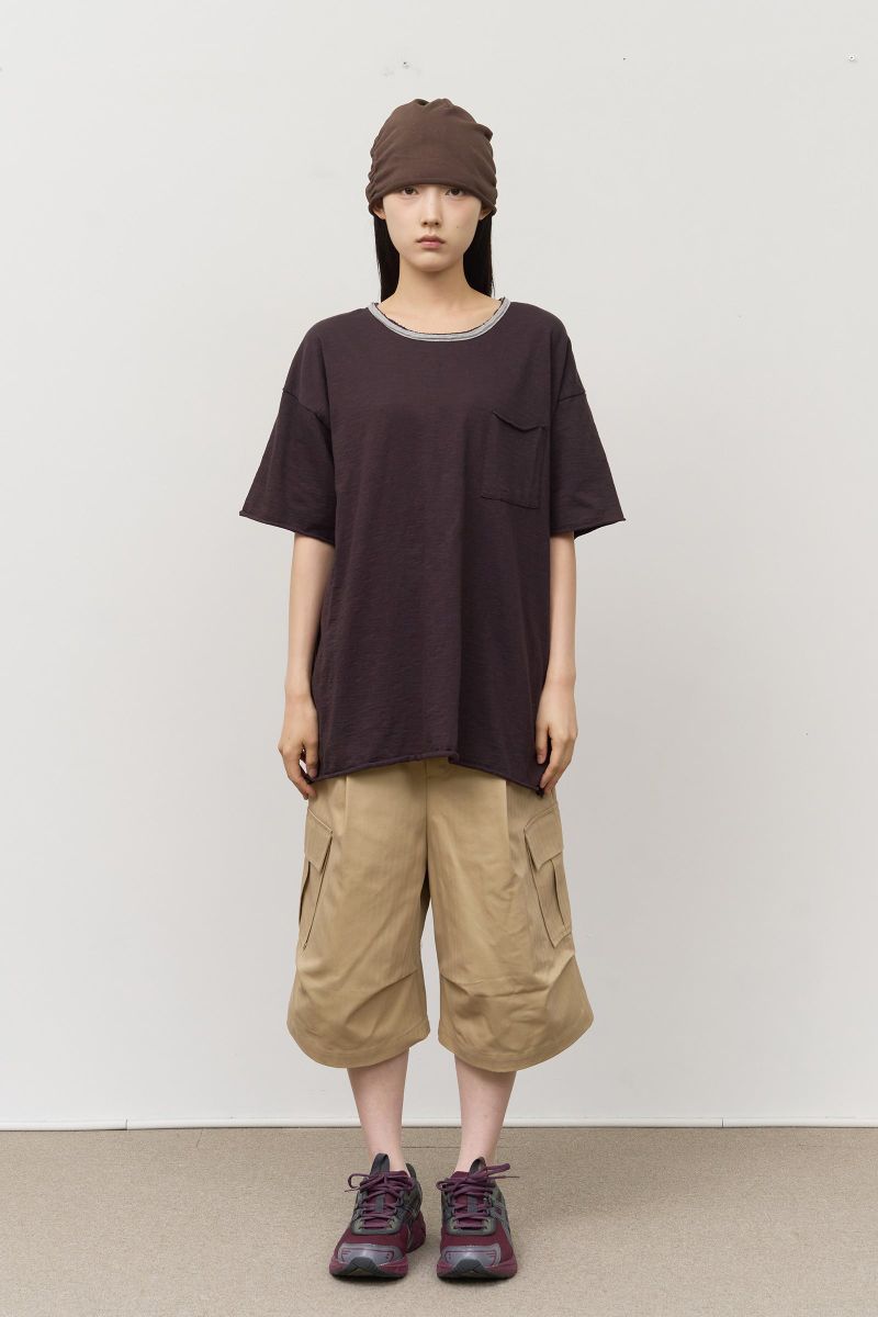 Pard Herringbone Cargo Bermuda