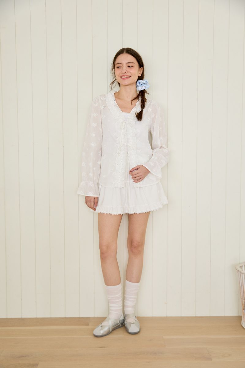 WIGGLY LACE SKIRT