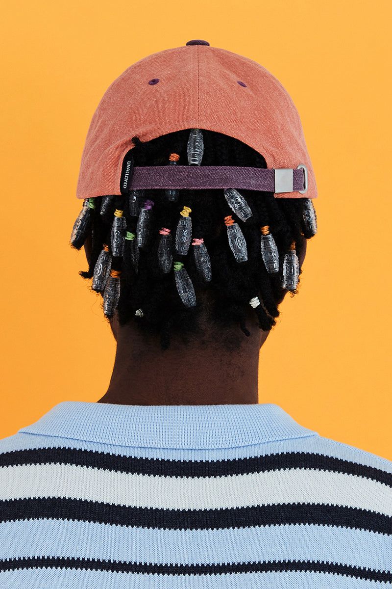 PAISLEY BALL CAP / ORANGE