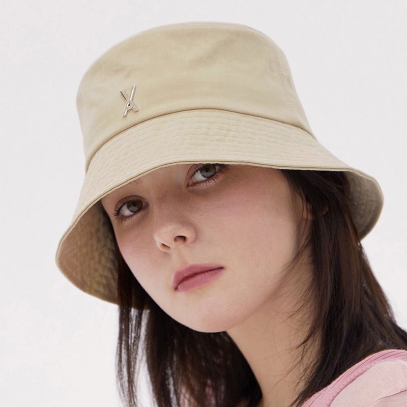 VA Stud Basic Bucket Hat / Beige