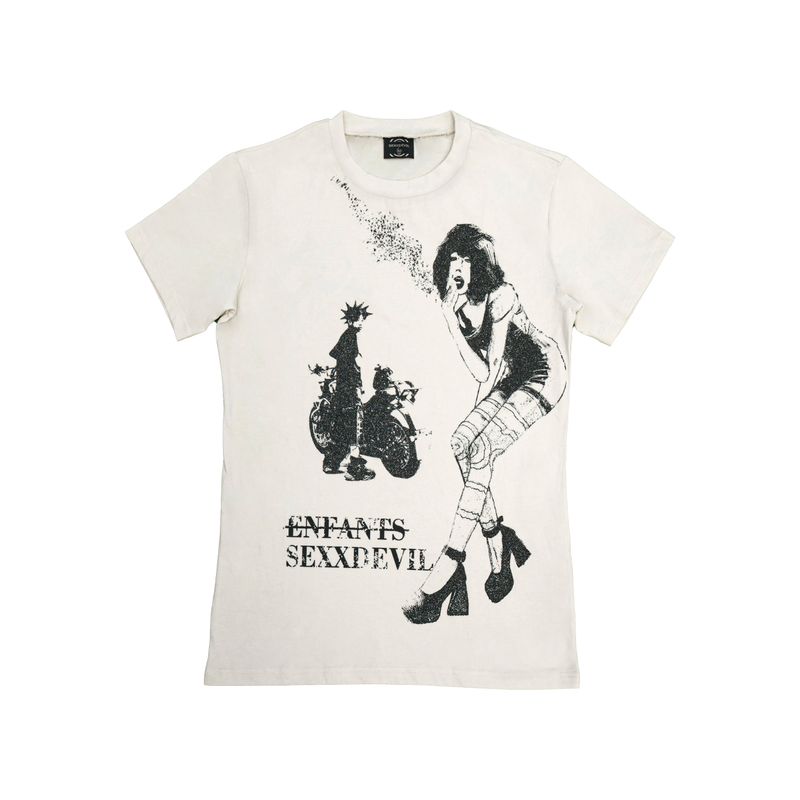 SEXXDEVIL（セックスデビル）の「SEXXDEVIL Enfants punk portrait T-shirt（Tops）」