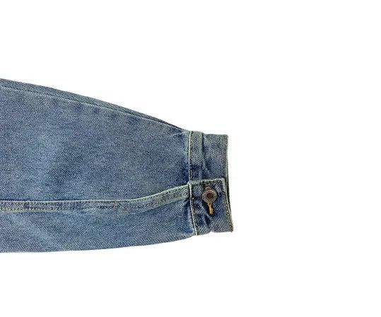 Raeon Vintage Crop Washing Denim Jacket
