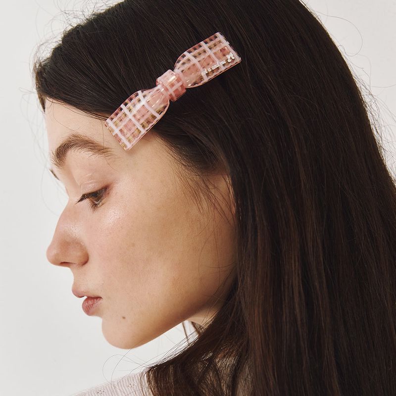 OVT-U(オーブイティーユー)の「Ovt U リボンピン(3色)(ヘアアクセサリー)」