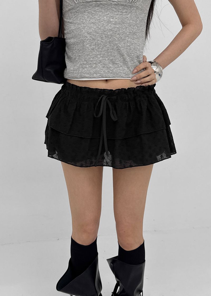 [MADE] Shukom Tiered Mini Skirt