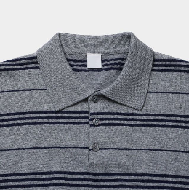 Beres Stripe Collar Knit