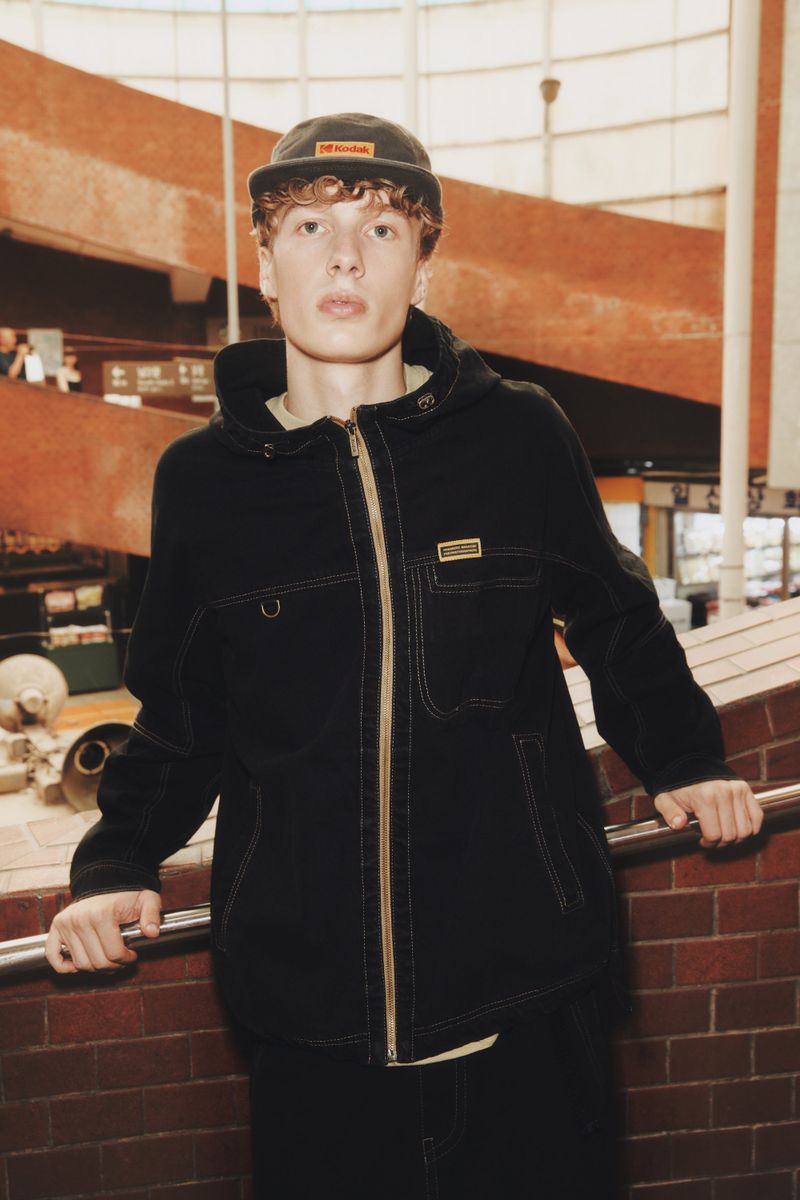 KODAK（コダック）の「Kodakery Denim Hoodie Jacket【BLACK】（Jackets/Outerwear）」
