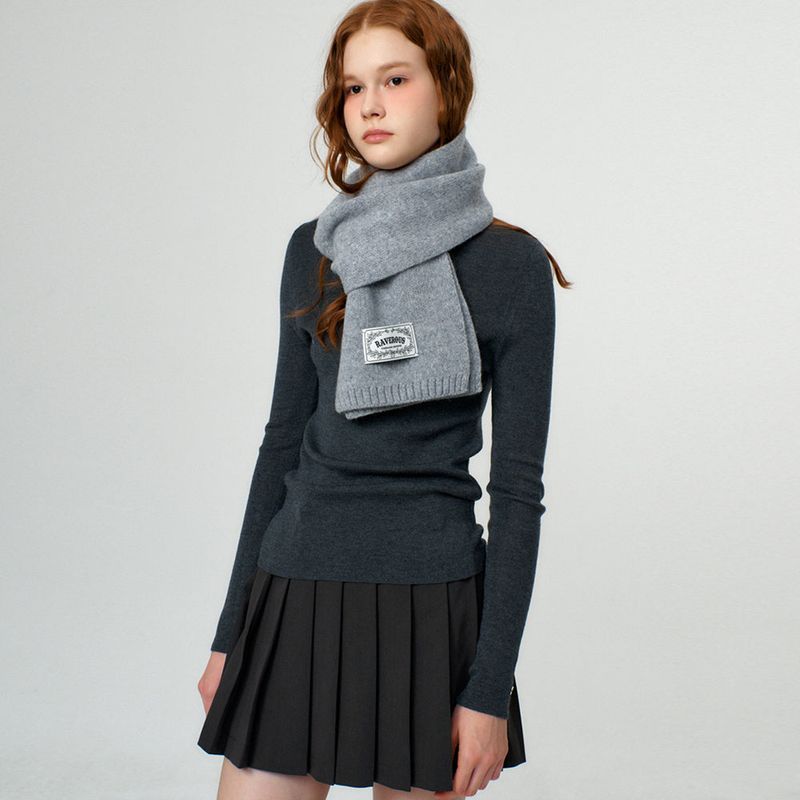 Basic Plain Muffler_6Color