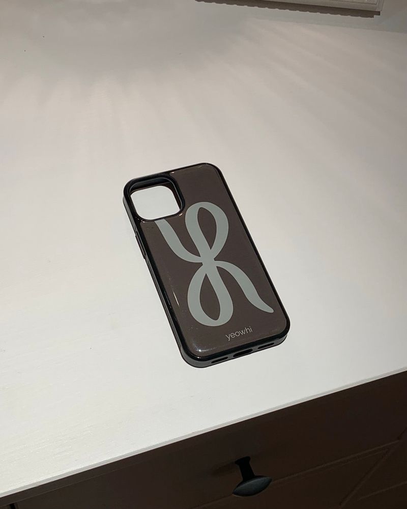 [MADE] yeowhi logo epoxy bumper case_reddish brown