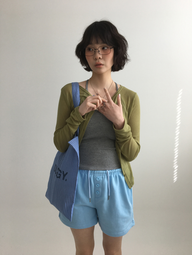 Byron Cove button shorts (5color)