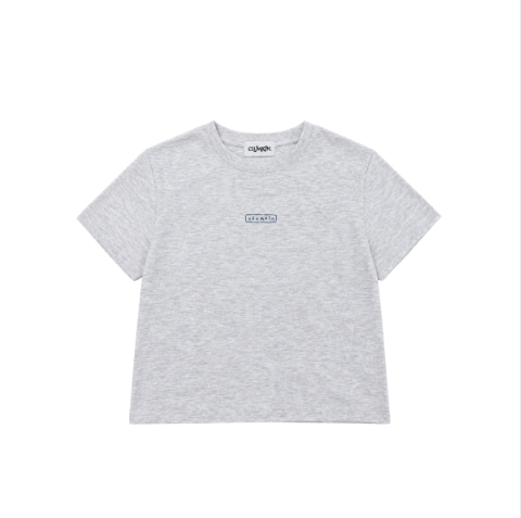 CLUMKIN（クラムキン）の「ドゥードゥルロゴTシャツ (MELANGE GREY) [WOMEN]（トップス）」