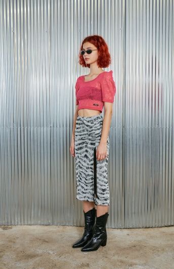 shasha shirring t_pink