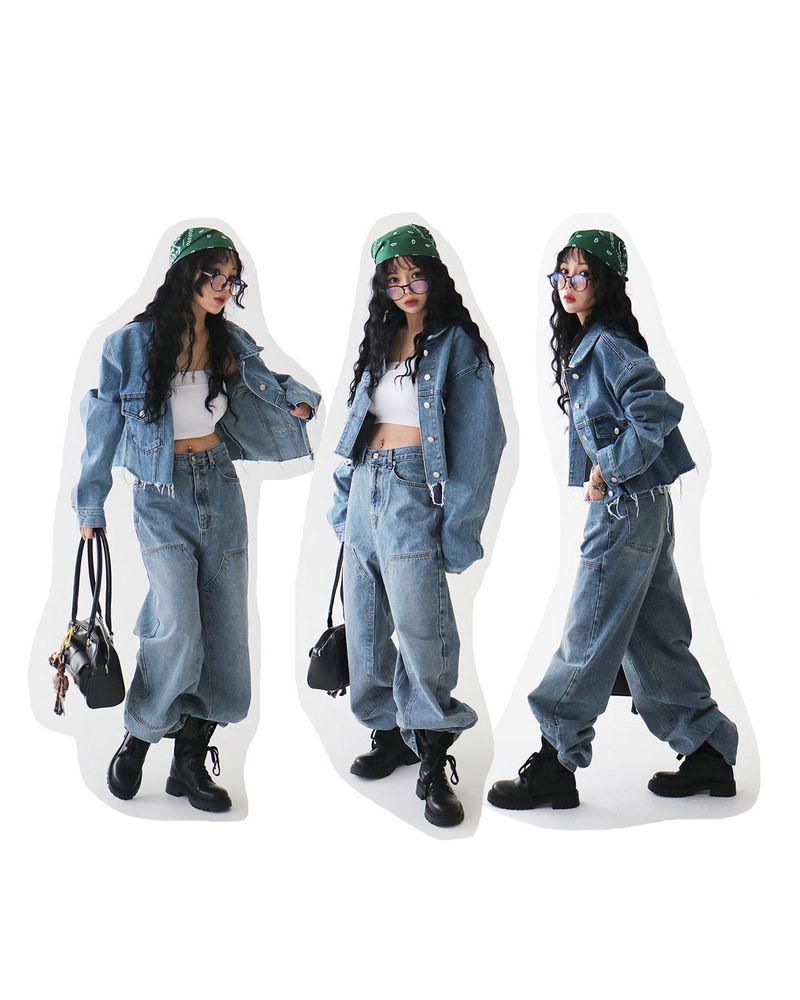 Delight-J(ディライトジェイ)の「Puppy cropped jean jacket(Jackets/Outerwear)」