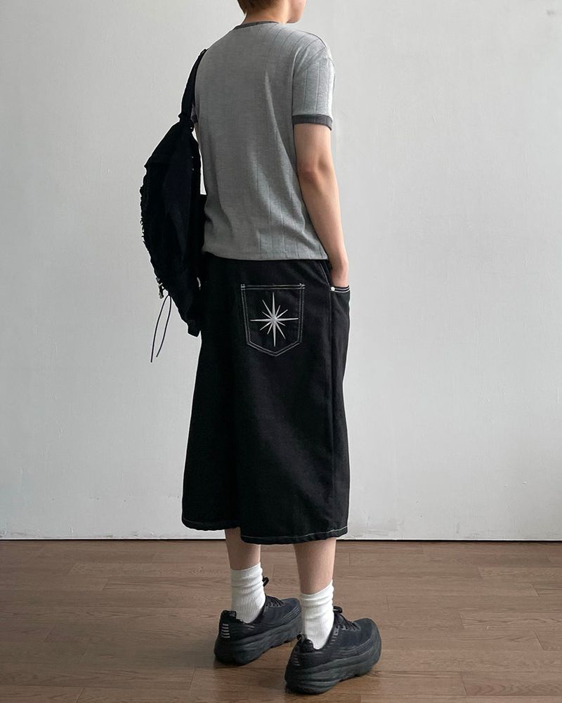Peak Bermuda Denim Pants