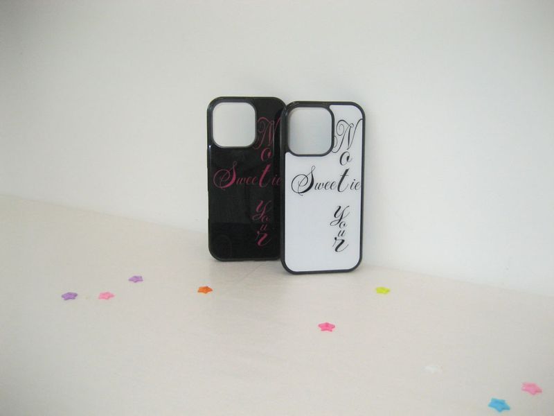[MADE] not your sweetie glass bumper case(white)