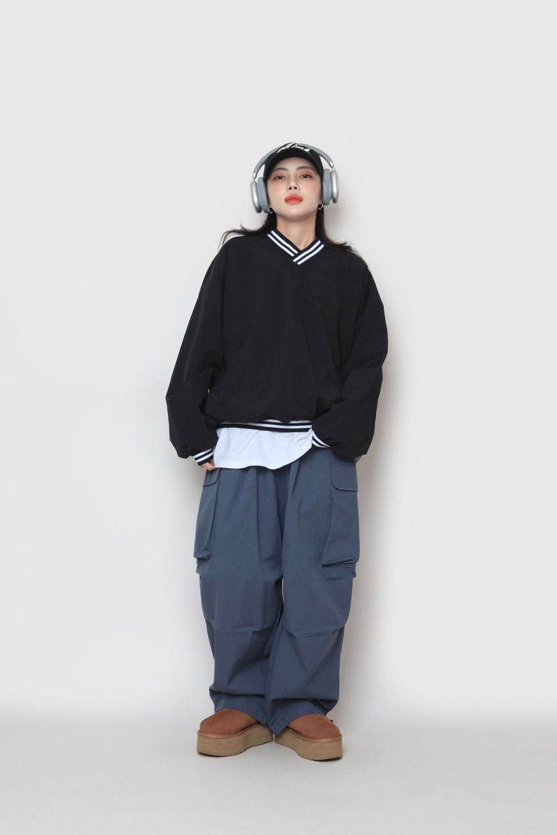 Warm-up line sweatshirt