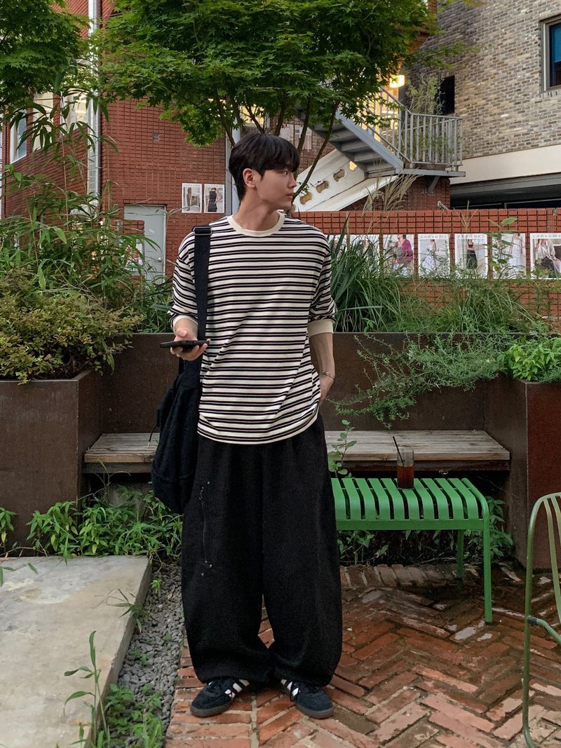 MR Morin Loose fit stripe MTM