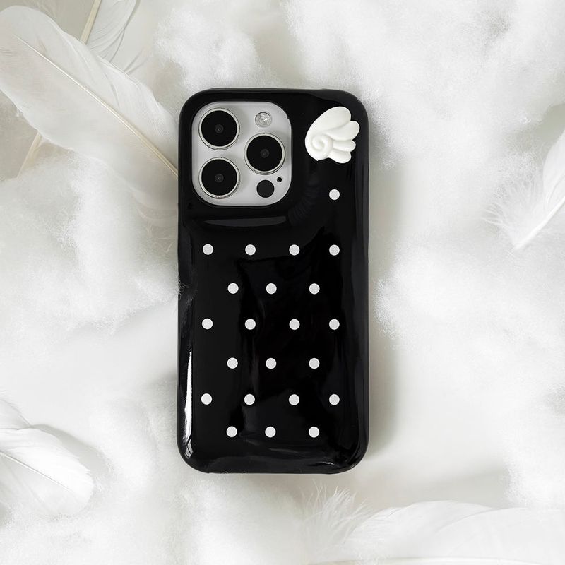 [MADE] black wings dots case