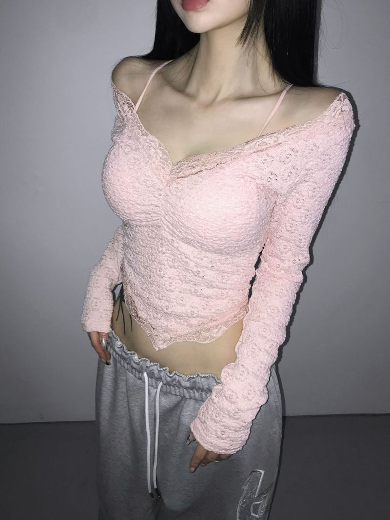 daisy slimmer scarf top(3 color)