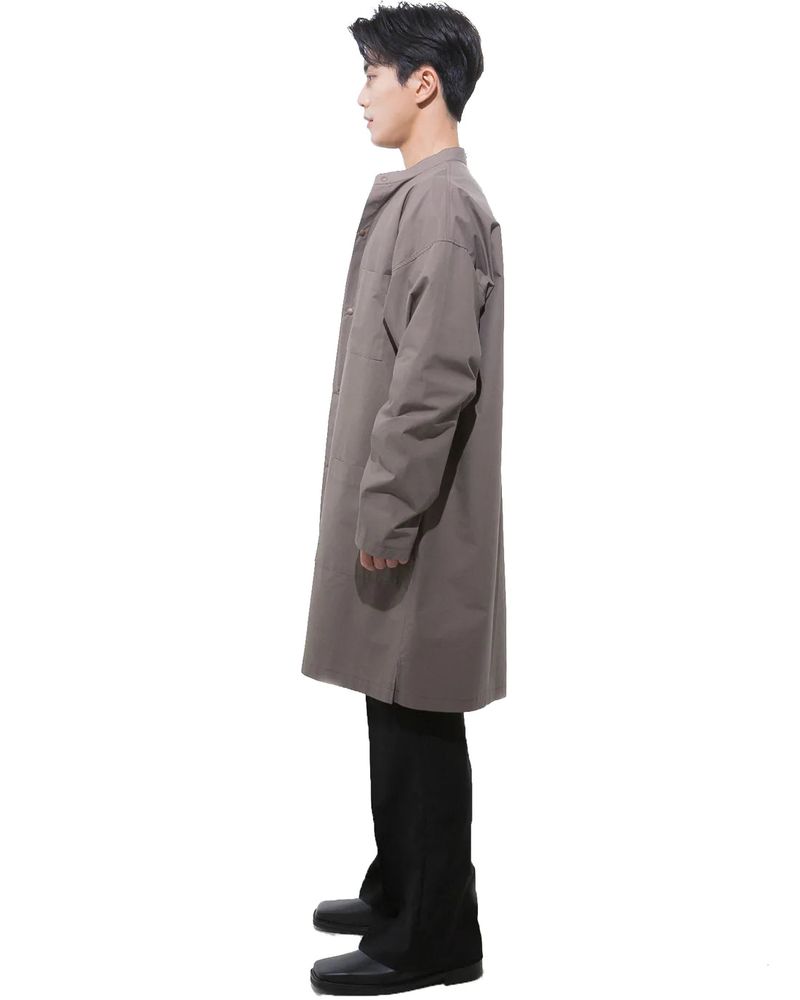 ボックスシャツコート-BEIGE (送料込)- WooStore