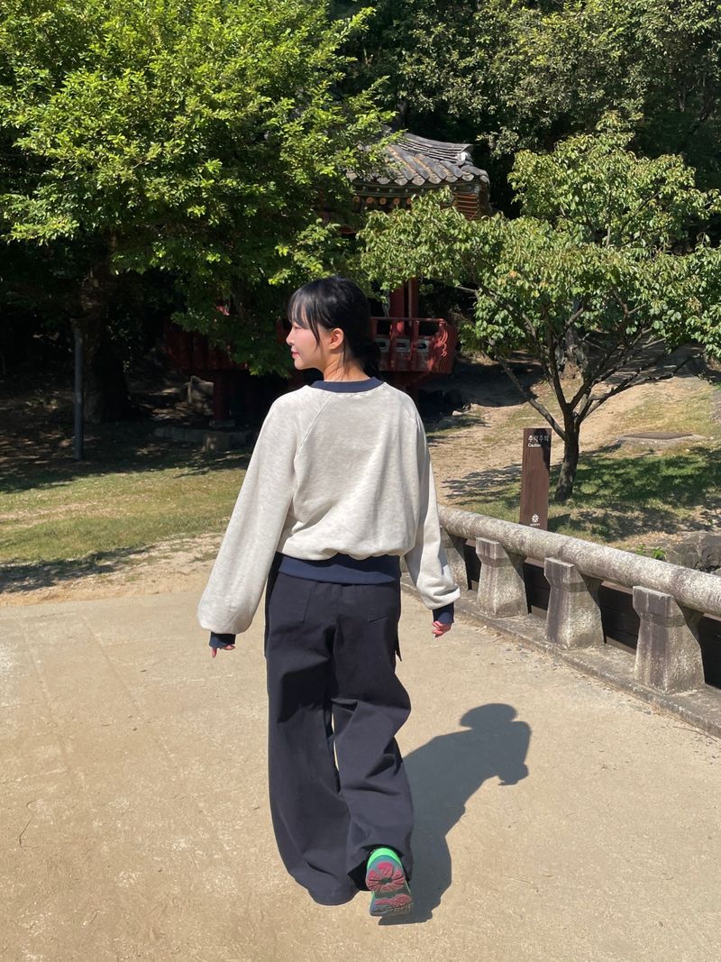 Workwear wide cargo pants