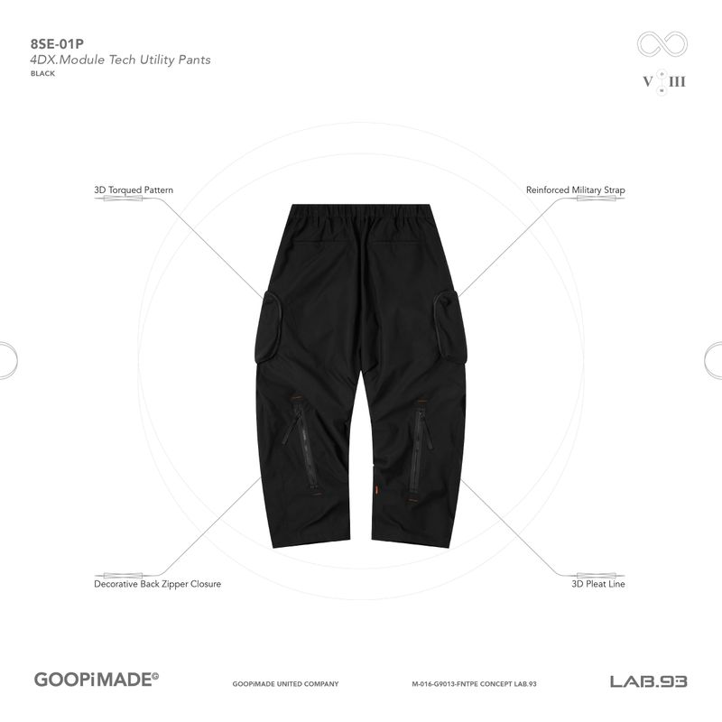 GOOPiMADE（ グーピメイド）の「“8SE-01P" 4DX.Module Tech Utility Pants（Pants）」