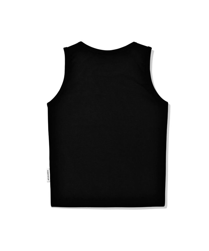 METAL LOGO TANK TOP BLACK