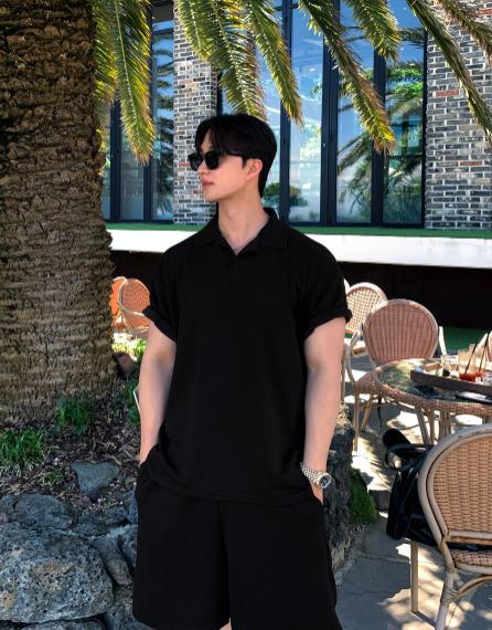 [Limited Quantity] 【setup】 Kuiper Caraneck Short Sleeve Shorts Setup