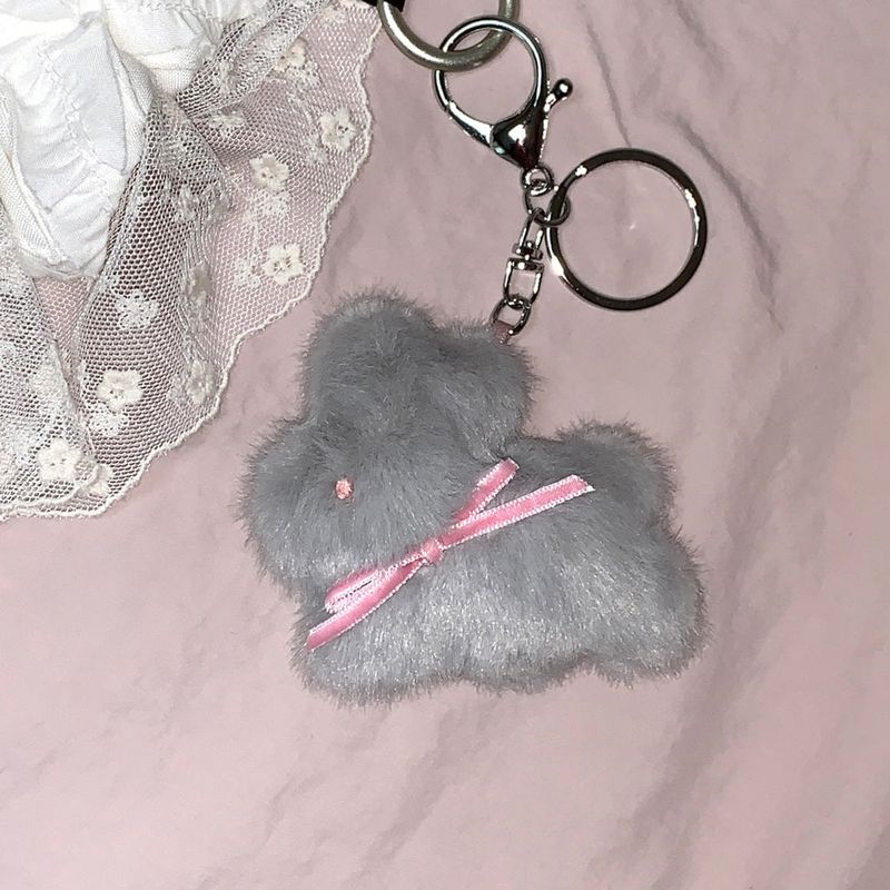 BBIBIT（ピビット）の「バニーポポ人形キーホルダー (blue silver)（アクセサリー）」